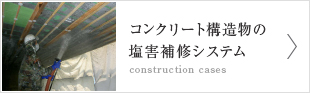 コンクリート構造物の塩害補修システム【construction cases】