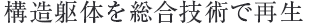 構造躯体を総合技術で再生